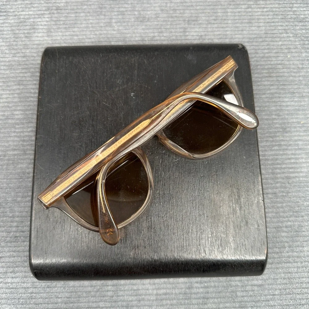 Oliver Peoples Sheldrake Plus Sunglasses Buff Brown OV5315SU 15105D 52mm Italy